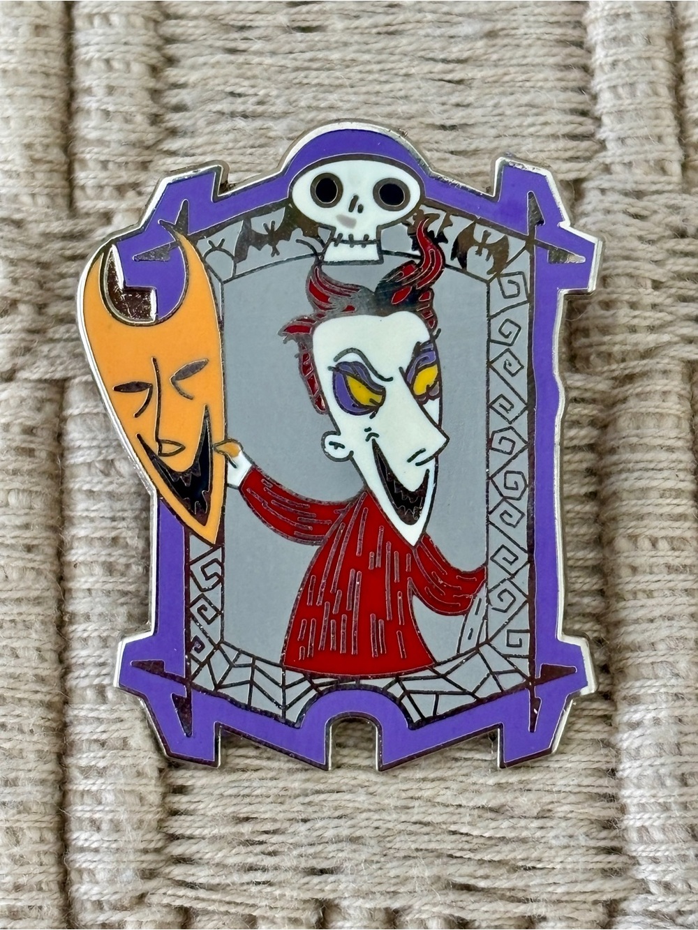 DISNEY 2008 Nightmare Before Christmas Lock Characters in Frames Pin